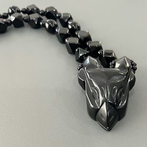 Onyx Beaded Necklace